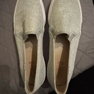 Keds Light Gray Slip-On Shoes
